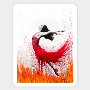 Dance Above The Flames Sticker